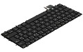 K2NCP FRENCH Backlit Keyboard BLACK