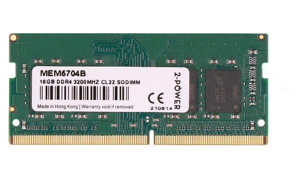 16GB DDR4 3200MHz CL22 SODIMM 1Rx8