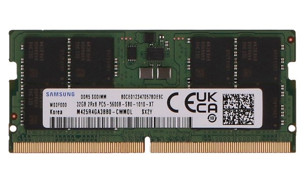 32GB DDR5 5600MHz CL40 SoDIMM