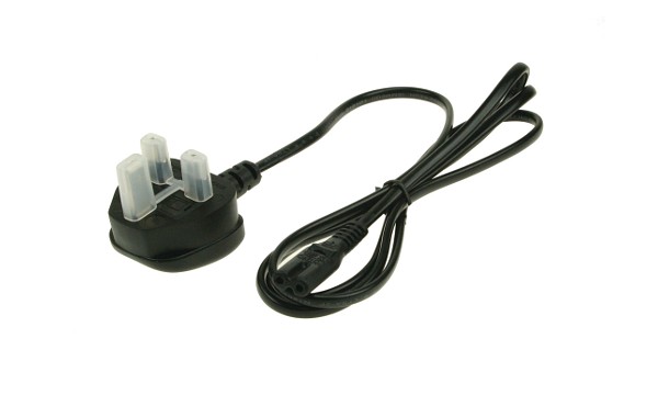 AC Mains Lead Fig 8 UK Plug (Black)