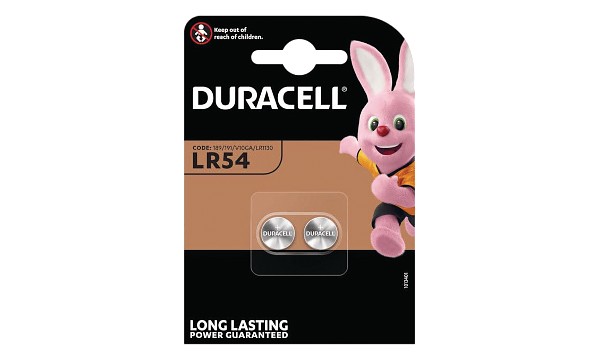 Pila de moneda Duracell LR54