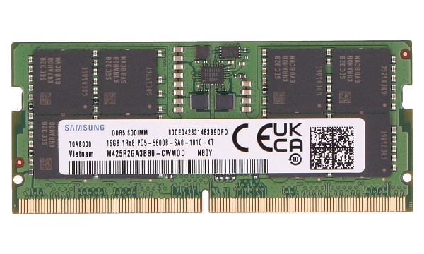 83P91AA 16GB DDR5 5600MHz CL40 SoDIMM