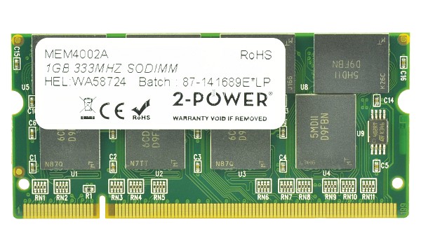 Presario R3307EA 1GB PC2700 333MHz SODIMM