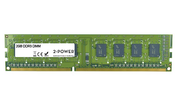 Precision T5500 DIMM de 2GB MultiSpeed 1066/1333/1600 MHz
