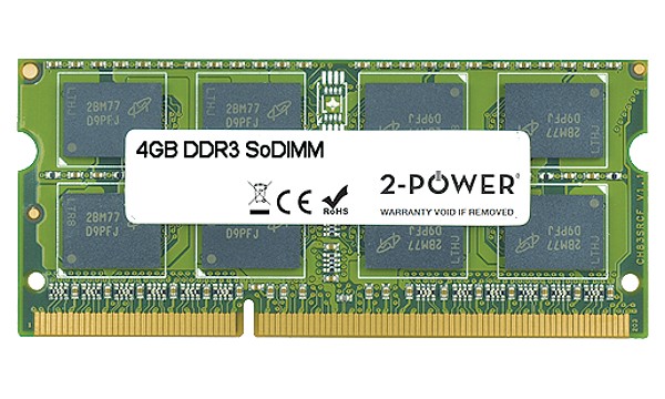 HDX X18-1380ES Premium 4GB DDR3 1066MHz SoDIMM