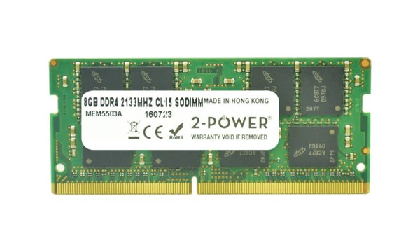 17-x108ng 8GB DDR4 2133MHz CL15 SoDIMM