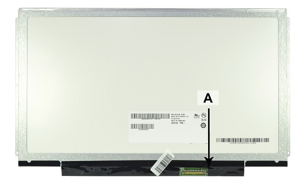 CLAA133WA01A Panel LCD 13,3" HD 1366x768 LED Mate