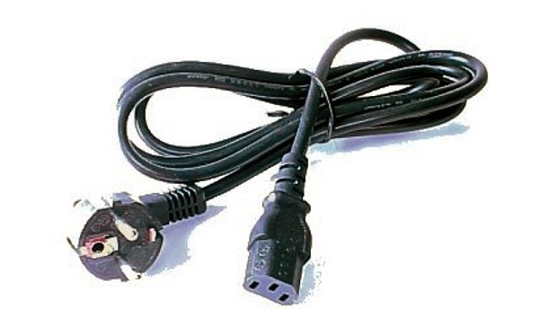 8120-8882 IEC (Kettle) Lead with EU 2 Pin Plug
