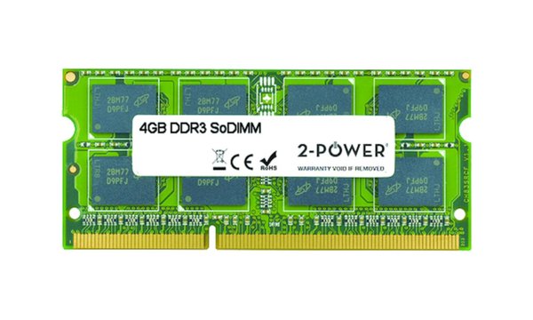 XPS 14 4GB MultiSpeed 1066/1333/1600 MHz SoDiMM