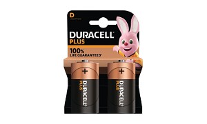 Duracell Plus tipo D (paquete de 2)