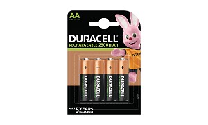 Duracell Pre-Charged AA 2500mAh 4 Paq