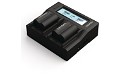 Lumix FZ50EB-K Cargador de batería doble Panasonic CGA-S006