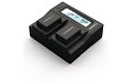 Alpha NEX-5D Cargador de batería doble Sony NPFW50